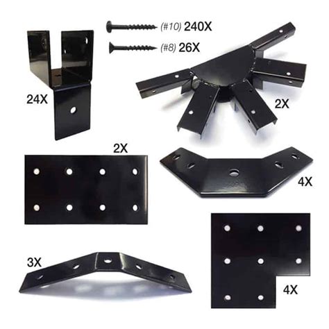 gazebo metal brackets|pylex gazebo roof bracket kit.